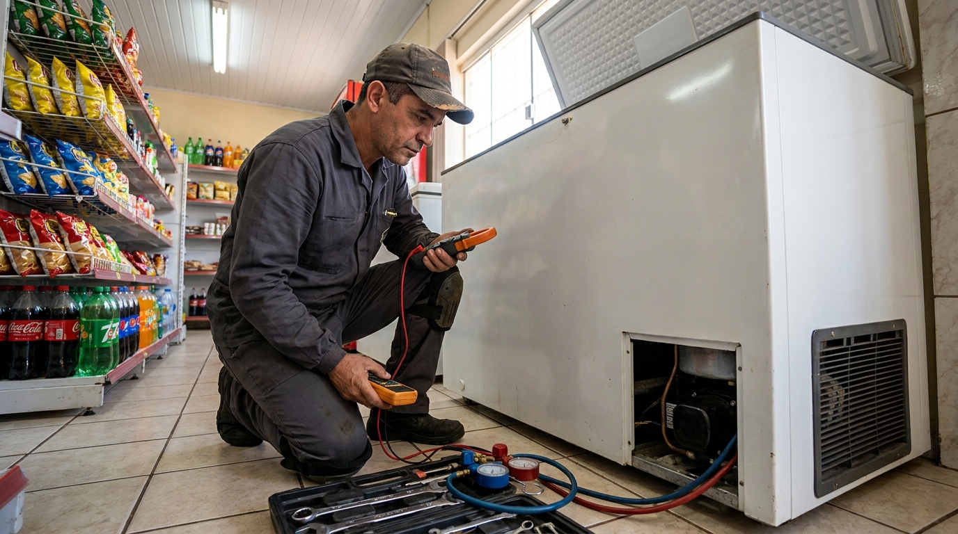 Conserto de placa eletrônica de freezer em Sorocaba‑SP